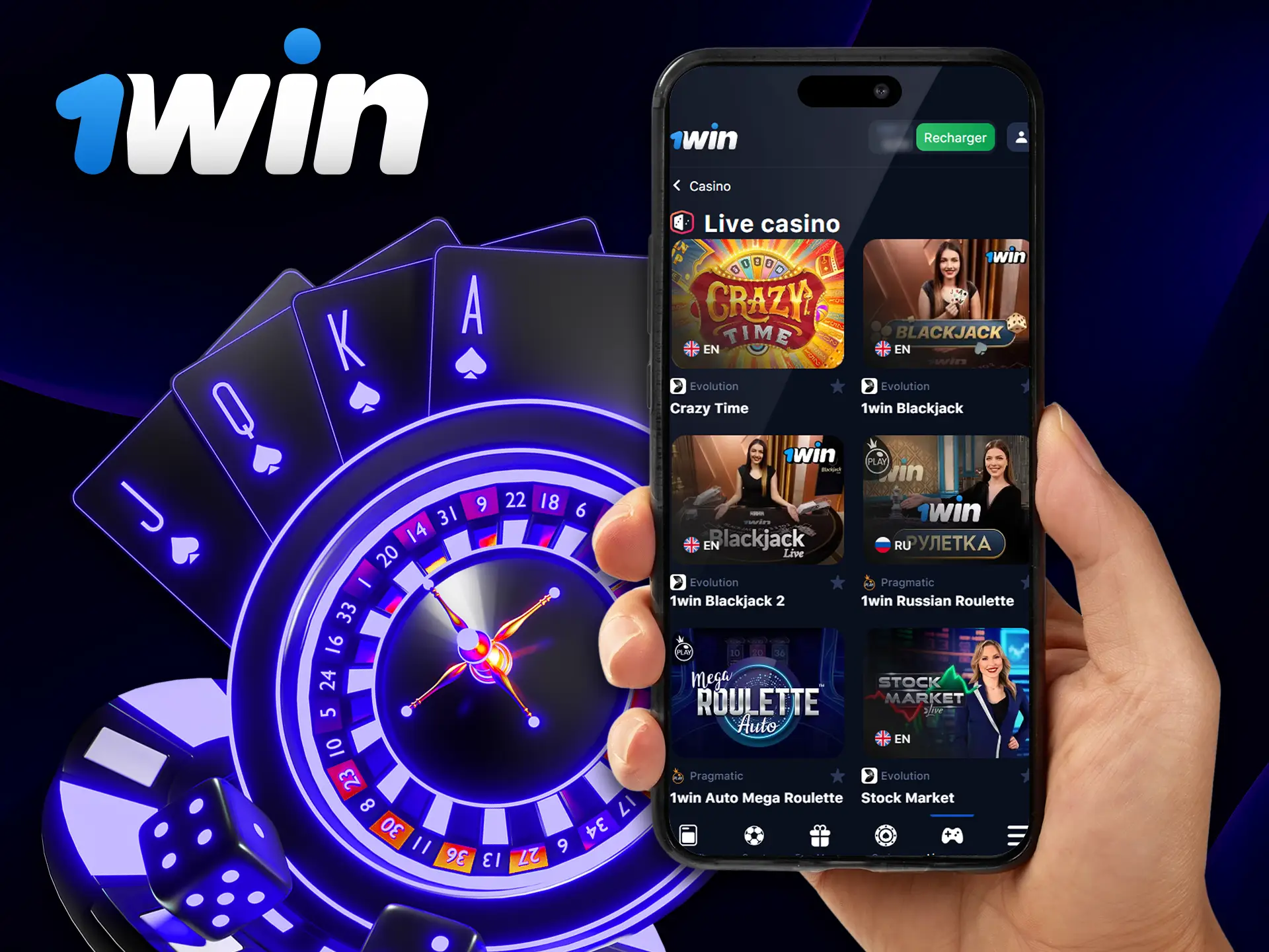 Experience the world of 1Win Casino.