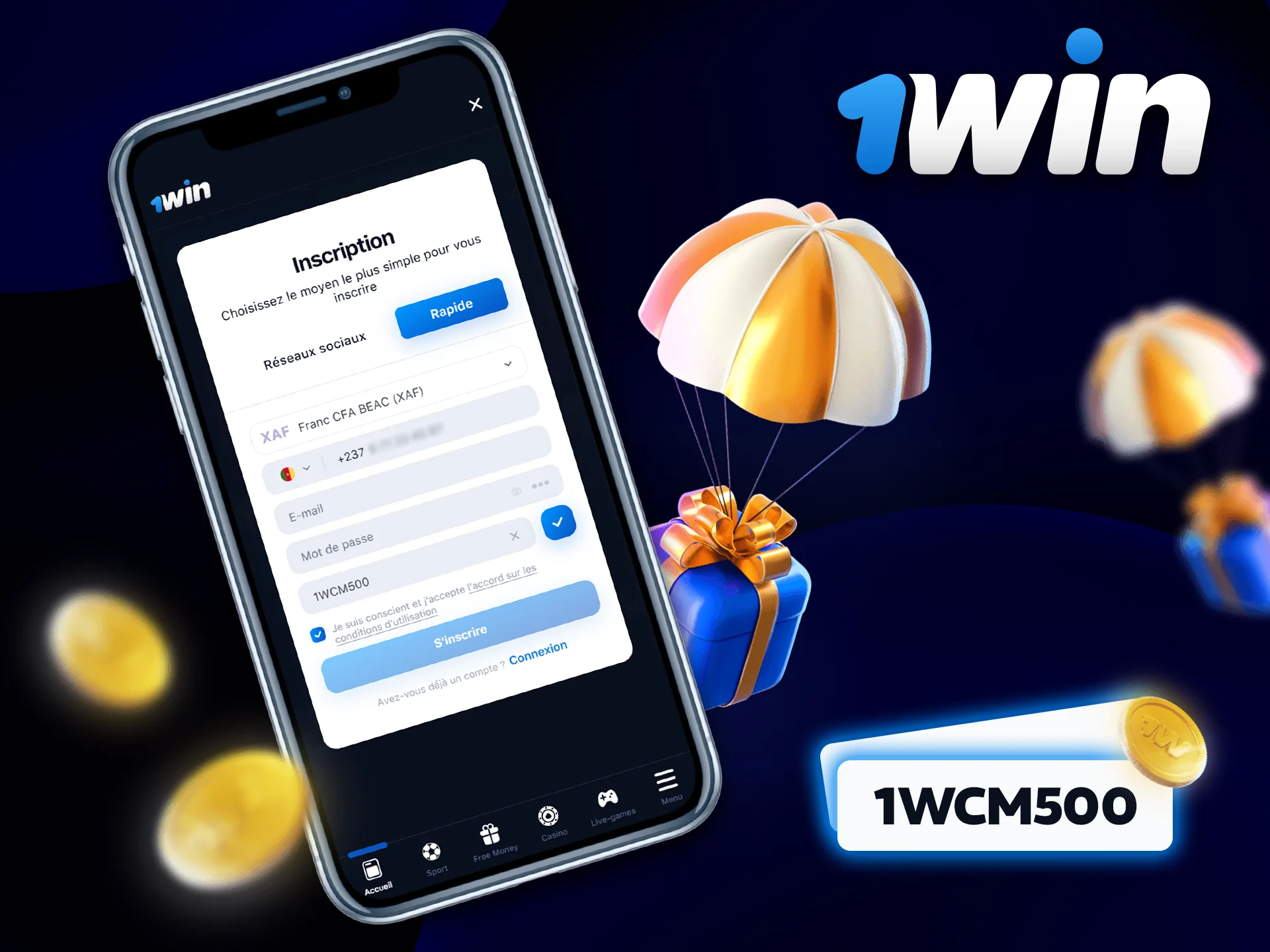 The 1Win promo code gives you the opportunity to get an extra bonus.