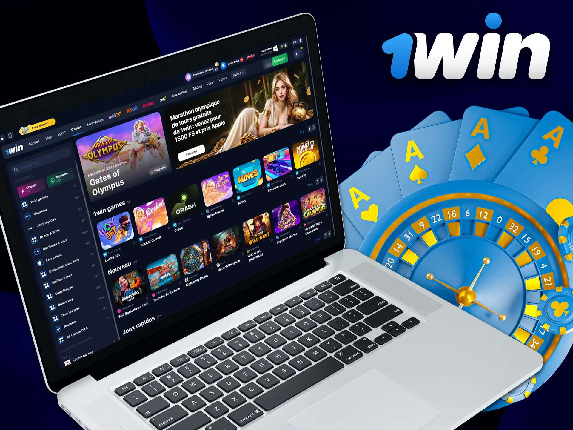 1Win Casino propose une large gamme de jeux en ligne pour tous les goûts.