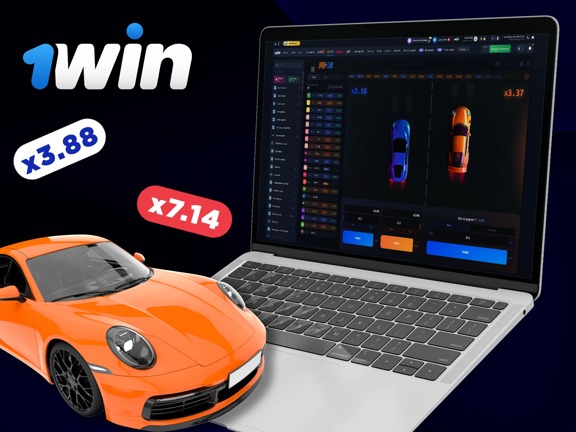 Apprenez à parier sur le jeu Speed & Cash sur 1Win.