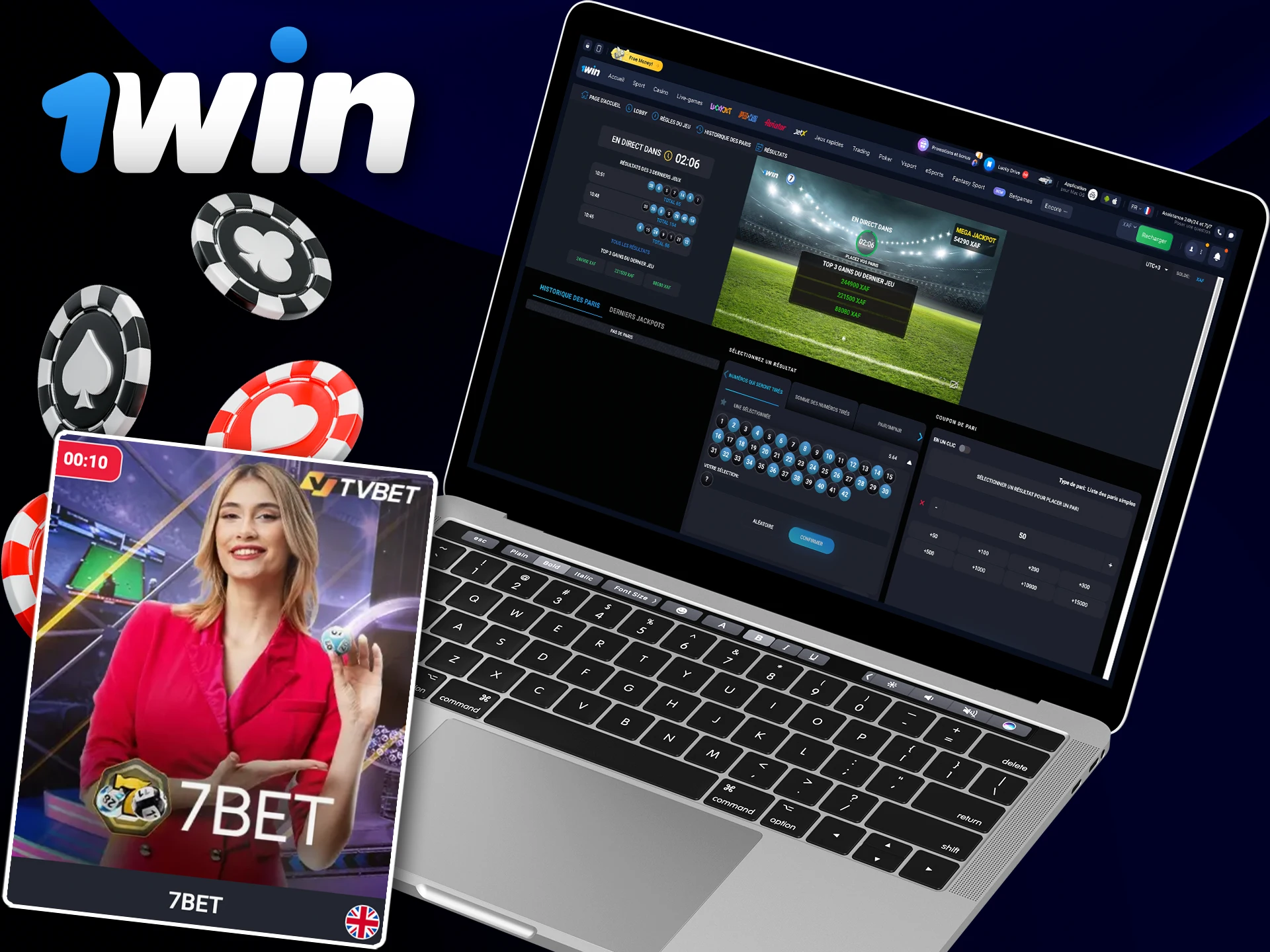 Essayez le jeu 7Bet de TVBet et gagnez à 1Win.