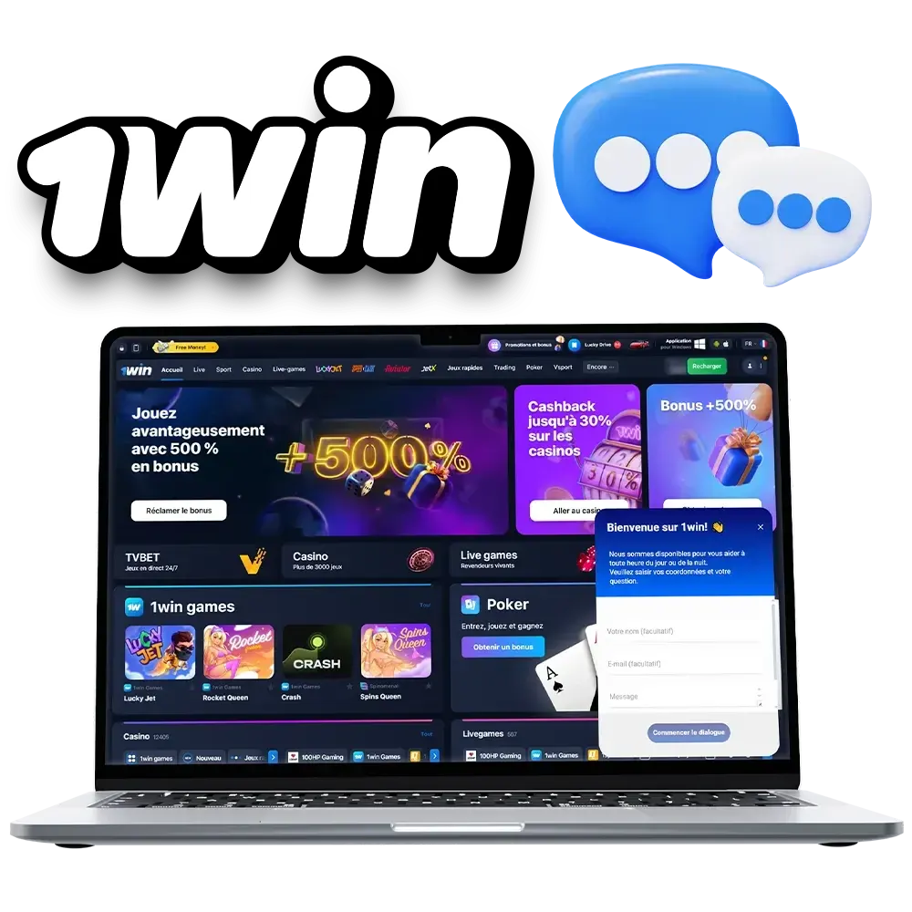 1Win offre un service d'assistance de qualité à ses utilisateurs.