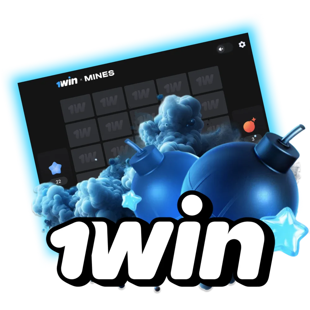 Essayez le jeu Mines sur le site officiel du casino 1win.